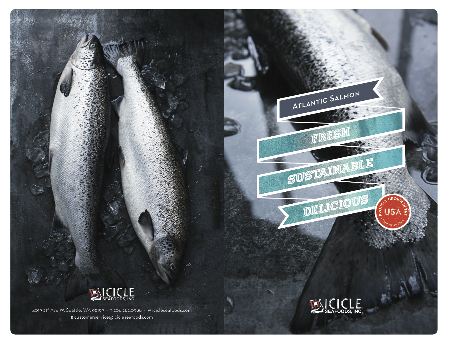 Food Photographer in Seattle for Icicle Seafoods_