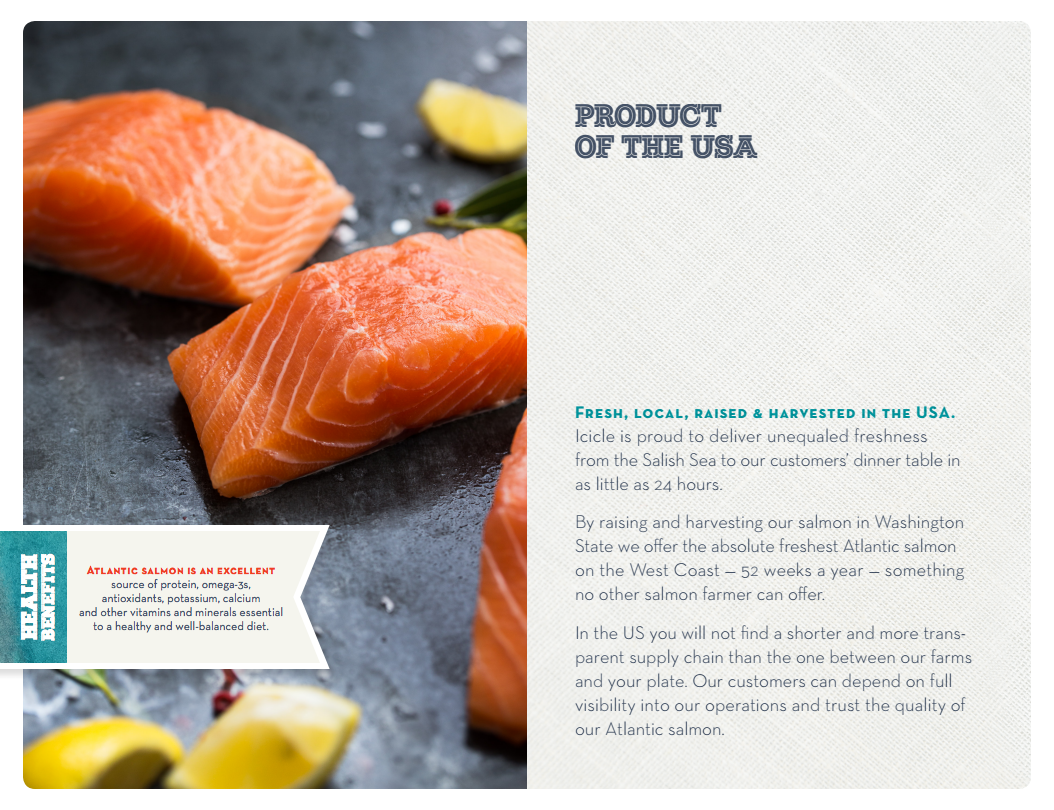 Food Photographer in Seattle for Icicle Seafoods_